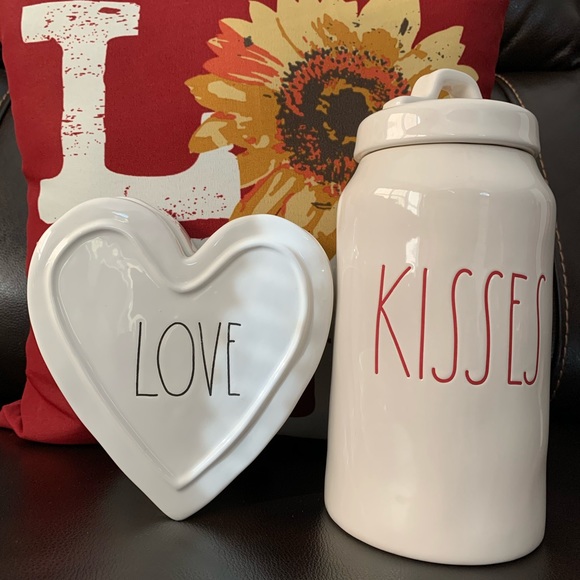 Rae Dunn Kitchen Rae Dunn Love Kisses Canister Set Poshmark